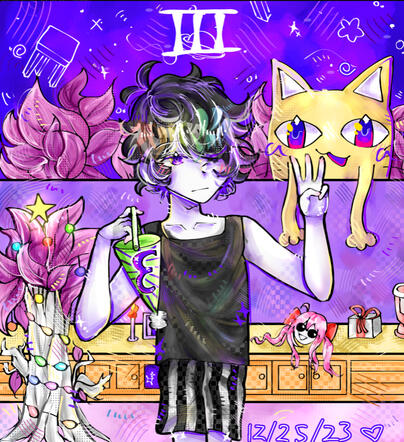 OMORI 3rd anniversary art || Theoretical price $ 35 - $40 || Date - 12/25/2023